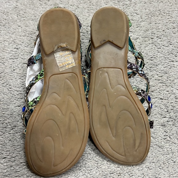 Bling Bakers gladiator sandals with zipper size 7.5 - Picture 4 of 5